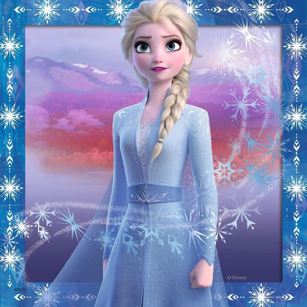 Frozen II De Reis Begint Puzzelbox Ravensburger 3×49 Stukjes 5 Frozen II De Reis Begint Puzzelbox Ravensburger 3×49 Stukjes - Afbeelding 3