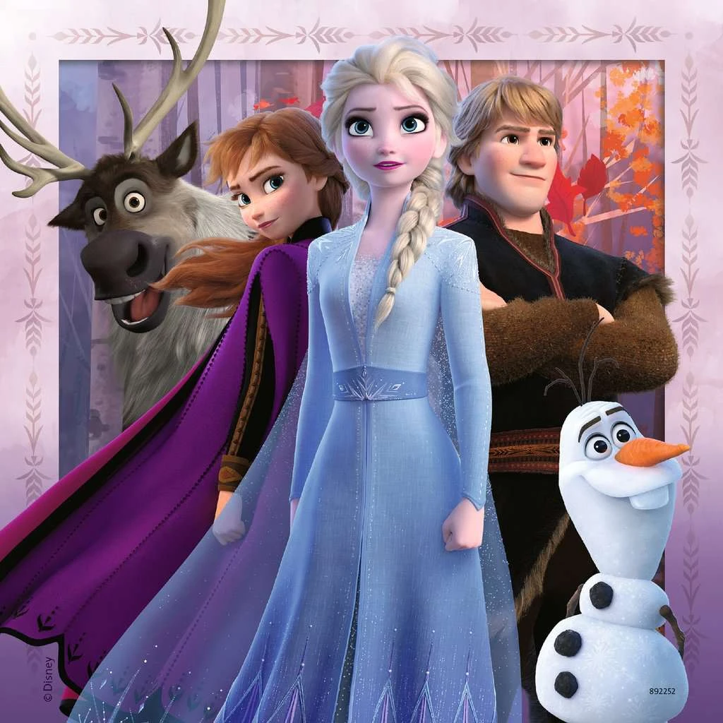 Frozen II De Reis Begint Puzzelbox Ravensburger 3×49 Stukjes 6 Frozen II De Reis Begint Puzzelbox Ravensburger 3×49 Stukjes - Afbeelding 4