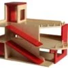 Houten Garage Met Lift Met 2 Verdiepingen VanDijkToys -Beste Speelgoed Winkel garage met lift van dijktoys 290