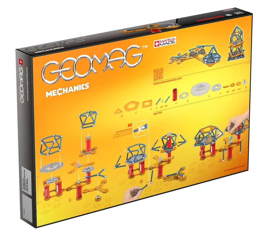 Geomag Mechanics – 222 Delig 5 Geomag Mechanics – 222 Delig - Afbeelding 3