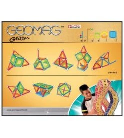 Geomag Panels Glitter – 44 Delig -Beste Speelgoed Winkel geomag glitter panels set 44 pcs 1 1
