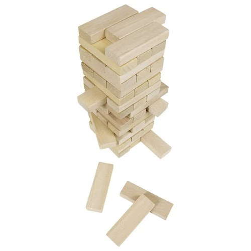 Goki HS530 Houten Wiebeltoren Jenga Toren 5 Goki HS530 Houten Wiebeltoren Jenga Toren - Afbeelding 3