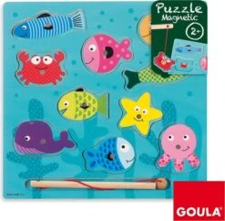 Goula Houten Magneetpuzzel Vissen
