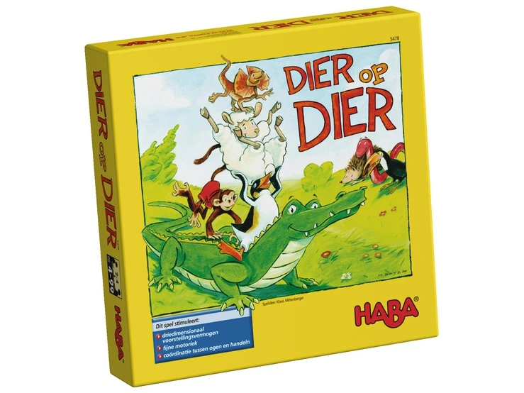 Haba Dier Op Dier Stapelspel Kinderspel 4 Haba Dier Op Dier Stapelspel Kinderspel - Afbeelding 2