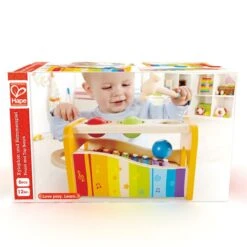 Houten Xylofoon En Hamerbank In 1 – Hape Pound And Tap Bench -Beste Speelgoed Winkel hamerbank xylophoon hape e0305 pound and tap bench 3