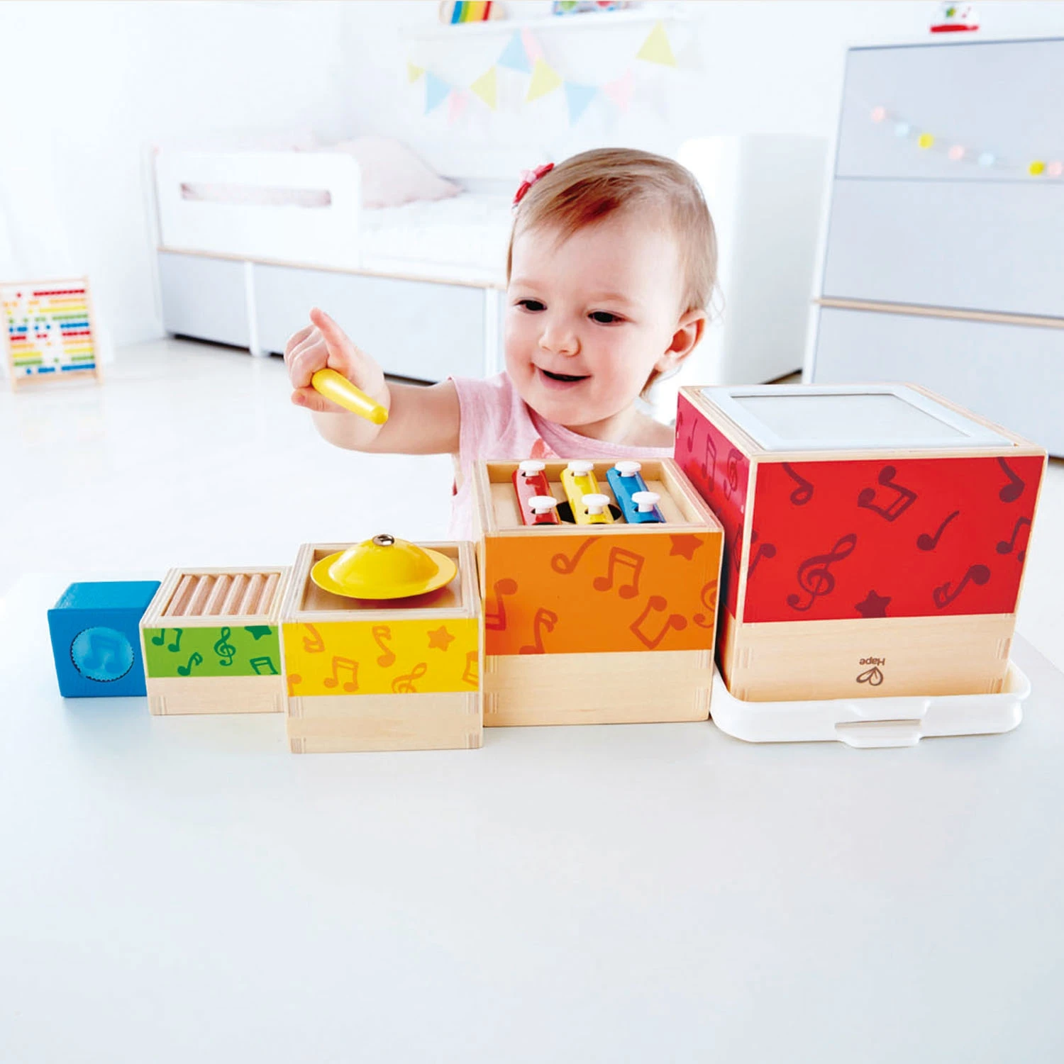 Stapelbare Muziekset – Hape Stacking Music Set 6 Stapelbare Muziekset – Hape Stacking Music Set - Afbeelding 4