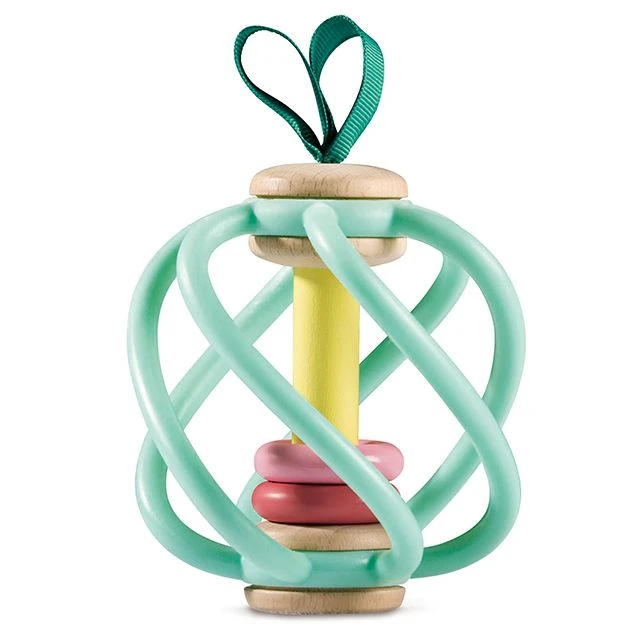 Hape Houten Grijpspeeltje Apple Grab Toy Baby-speelgoed 3 Hape Houten Grijpspeeltje Apple Grab Toy Baby-speelgoed