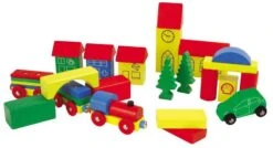 Blokkenset HEROS Combi-speelbox 32-delig -Beste Speelgoed Winkel houten blokken combi in ton heros 27181 1 1