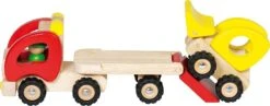 Houten Dieplader Met Loader -Beste Speelgoed Winkel houten dieplader goki 55963 1 1