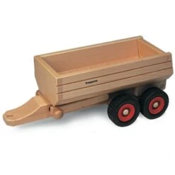 Houten Dumper Aanhanger Fagus -Beste Speelgoed Winkel houten kip aanhanger fagus 10.46 1