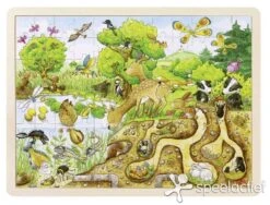 Houten Puzzel De Natuur -Beste Speelgoed Winkel houten puzzel de natuur goki 57582 1