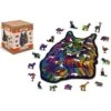 Wooden City Houten Puzzel Rainbow Wild Cat L 300 -Beste Speelgoed Winkel houten puzzel wooden wild cat L300 2