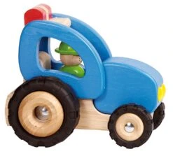 Houten Tractor 5 Houten Tractor -Beste Speelgoed Winkel houten tractor goki 55928 1