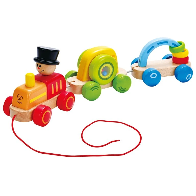 Houten Trein – Hape Triple Play Train 5 Houten Trein – Hape Triple Play Train - Afbeelding 3