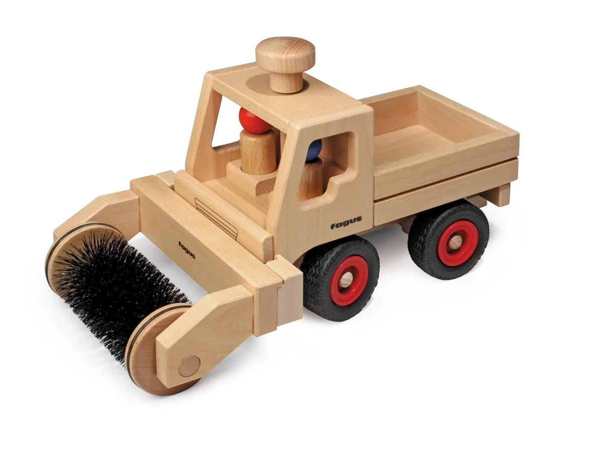 Houten Veegrol Voor Unimog Fagus 5 Houten Veegrol Voor Unimog Fagus - Afbeelding 3