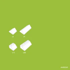 Hubelino Uitbreidingsset Dakpannen Duplo 68-delig -Beste Speelgoed Winkel hubelino 400369 uitbreidingsset dapannen 68 delig 4