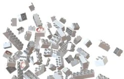 Hubelino Set Witte Bouwstenen 105-delig -Beste Speelgoed Winkel hubelino 4200531 blokken wit 105 delig 1 1