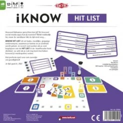 IKNOW Hitlist -Beste Speelgoed Winkel iknow hilist bordspel tactic 53954 1 1