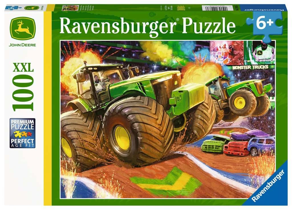 John Deere Big Wheels – Ravensburger – 100 Stukjes XXL 3 John Deere Big Wheels – Ravensburger – 100 Stukjes XXL