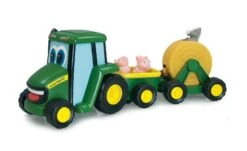 Johnny Tractor Met Vee-aanhanger En Hooibalenwagen 5 Johnny Tractor Met Vee-aanhanger En Hooibalenwagen -Beste Speelgoed Winkel johnny tractor met hooiwagen en boerderijdieren britains 35089 1