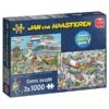 Jumbo 20073 Puzzel 2in1 JvH Verkeerschaos En Ter Land Ter Zee En In De Lucht 2×1000 2 Jumbo 20073 Puzzel 2in1 JvH Verkeerschaos En Ter Land Ter Zee En In De Lucht 2×1000 -Beste Speelgoed Winkel jumbo20073 puzzel JvH Ter Land ter Zee en in de Lucht Verkeerschaos 2x 1000 stukjes
