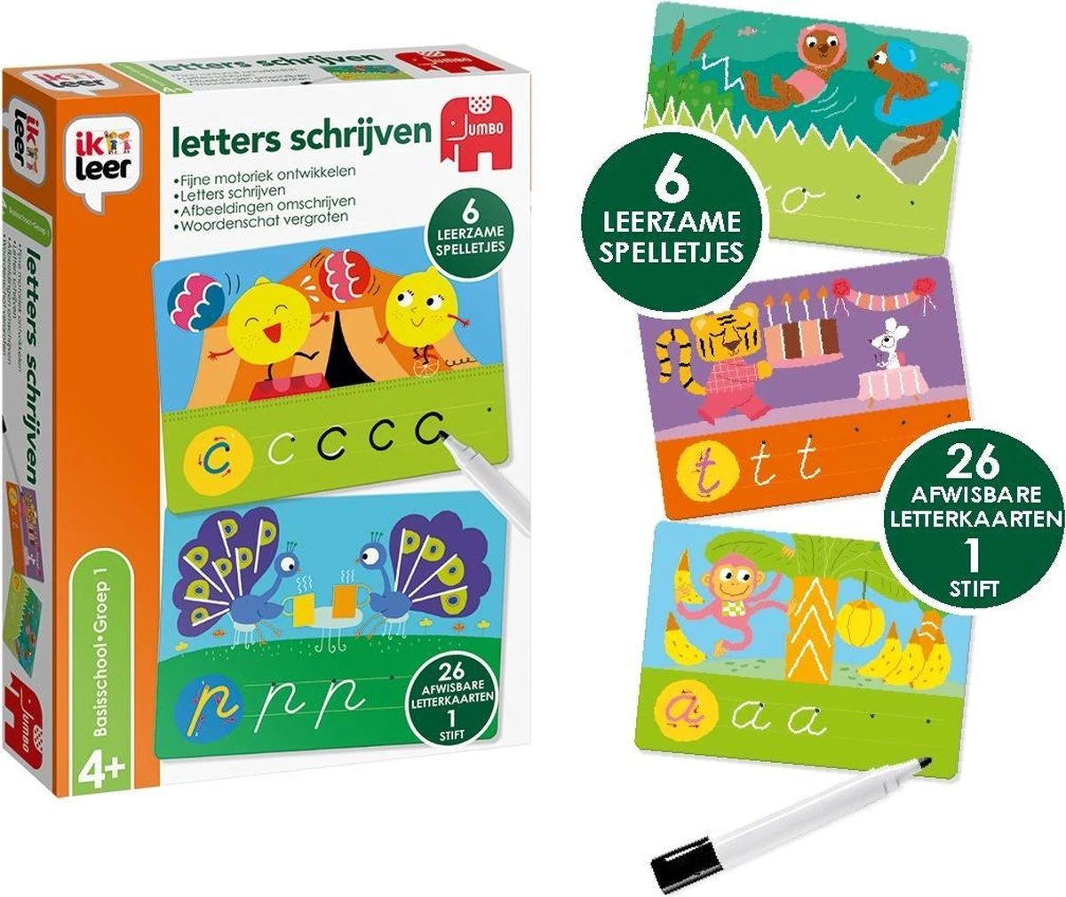 Jumbo 19721 Ik Leer Letters Schrijven 4 Jumbo 19721 Ik Leer Letters Schrijven - Afbeelding 2
