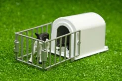 Kidsglobe Kalverhut Met Kalfjes Schaal 1:32 -Beste Speelgoed Winkel kalverhut kalveriglo kidsglobe 1