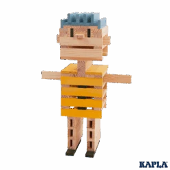 Kapla BA120BJV 120 Ton Licht En Donkerblauw Geel En Groen -Beste Speelgoed Winkel kapla 120 lichtblauw geel groen 1