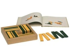 Kapla CJ40 Bouwplankjes Geel/Groen + Boek -Beste Speelgoed Winkel kapla CJ 40 stuks geel groen met boek 1