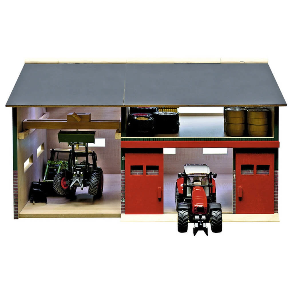 Kidsglobe Tractorwerkplaats Met Berging Schaal 1 : 32 3 Kidsglobe Tractorwerkplaats Met Berging Schaal 1 : 32