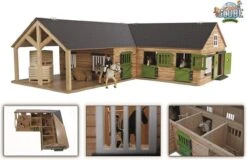 Kidsglobe Paardenstal Met 4 Boxen En Berging Bruin/groen 15 Kidsglobe Paardenstal Met 4 Boxen En Berging Bruin/groen -Beste Speelgoed Winkel kidsglobe hoek paardenstal 4 paardenboxen bruingroen met berging 6