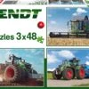 Schmidt 56221 Kinderpuzzel Fendt 1050 Vario Puzzel 3x48st -Beste Speelgoed Winkel kinderpuzzel fendt 1050 vario 3x48 st