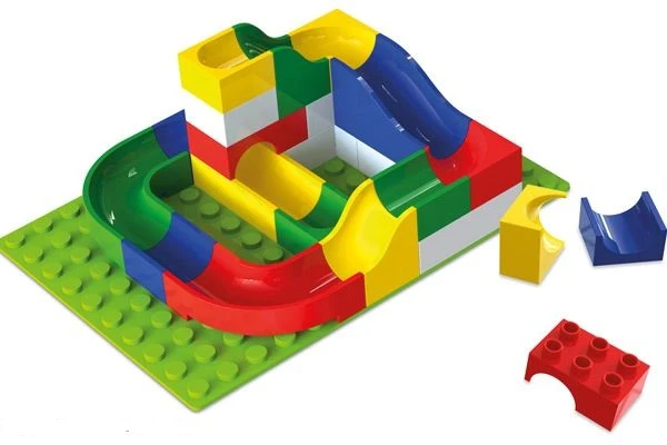 Hubelino Knikkerbaan Bouwdoos Mini-set 45-delig 5 Hubelino Knikkerbaan Bouwdoos Mini-set 45-delig - Afbeelding 4