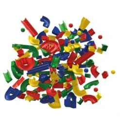 Hubelino Knikkerbaan Baanelementenset 128-delig -Beste Speelgoed Winkel knikkerbaan hubelino elements 120 delig 420022 1