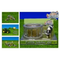 Voederring Met Ronde Baal En Koe Schaal 1 : 32 -Beste Speelgoed Winkel koe met voederring kidsglobe 571961 1