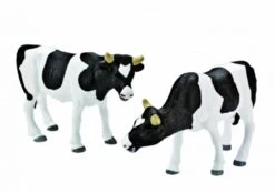 Kidsglobe Koeien Set Van 2 Stuks Zwart/wit Staand -Beste Speelgoed Winkel koeien zwartbont kidsglobe 571873