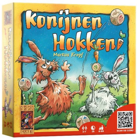 Konijnen Hokken Dobbelspel 999games 4 Konijnen Hokken Dobbelspel 999games - Afbeelding 2