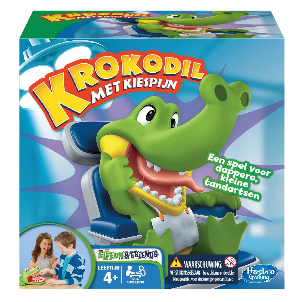 Krokodil Met Kiespijn Gezelschapsspel Hasbro 4 Krokodil Met Kiespijn Gezelschapsspel Hasbro - Afbeelding 2
