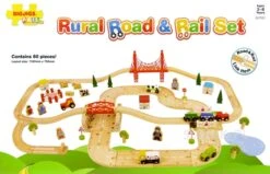 BigJigs BJT021 Landelijke Road & Railset 9 BigJigs BJT021 Landelijke Road & Railset -Beste Speelgoed Winkel landelijke road railset bigjigs bjt021 2