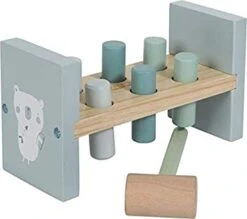 Little Dutch LD7026 Houten Hamerbank Blauw 7 Little Dutch LD7026 Houten Hamerbank Blauw -Beste Speelgoed Winkel little dutch 4425 hamerbank blauw 1