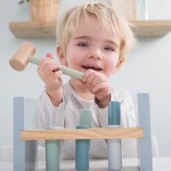 Little Dutch LD7026 Houten Hamerbank Blauw 9 Little Dutch LD7026 Houten Hamerbank Blauw -Beste Speelgoed Winkel little dutch 4425 hamerbank blauw 2