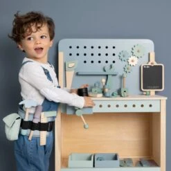 Houten Werkbank Little Dutch Met Gereedschap -Beste Speelgoed Winkel little dutch 4448 houten werkbank 5