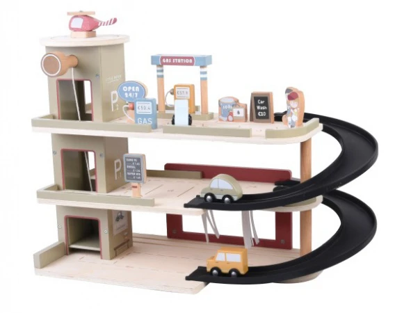 Little Dutch LD4491 Houten Railway Garage 5 Little Dutch LD4491 Houten Railway Garage - Afbeelding 3