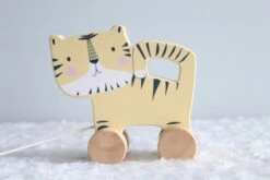 Little Dutch LD4451 Houten Trekdier Tijger -Beste Speelgoed Winkel little dutch houten trekdier tijger 1