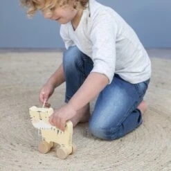 Little Dutch LD4451 Houten Trekdier Tijger -Beste Speelgoed Winkel little dutch houten trekdier tijger 3