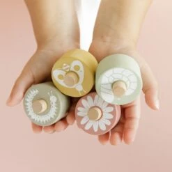 Little Dutch LD7007 Houten Rollerbaan Wild Flowers -Beste Speelgoed Winkel little dutch n LD7007 rollerbaan wild flowers 5