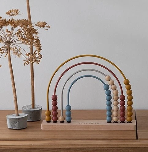 Little Dutch LD4700 Houten Regenboog Telraam LittleDutch 6 Little Dutch LD4700 Houten Regenboog Telraam LittleDutch - Afbeelding 4