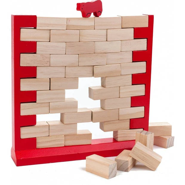 LongField Games Houten Spel De Vallende Muur 5 LongField Games Houten Spel De Vallende Muur - Afbeelding 3