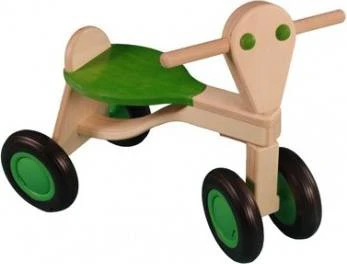 Van Dijk Toys Loopfiets Groen Berkenhout 4 Van Dijk Toys Loopfiets Groen Berkenhout - Afbeelding 2