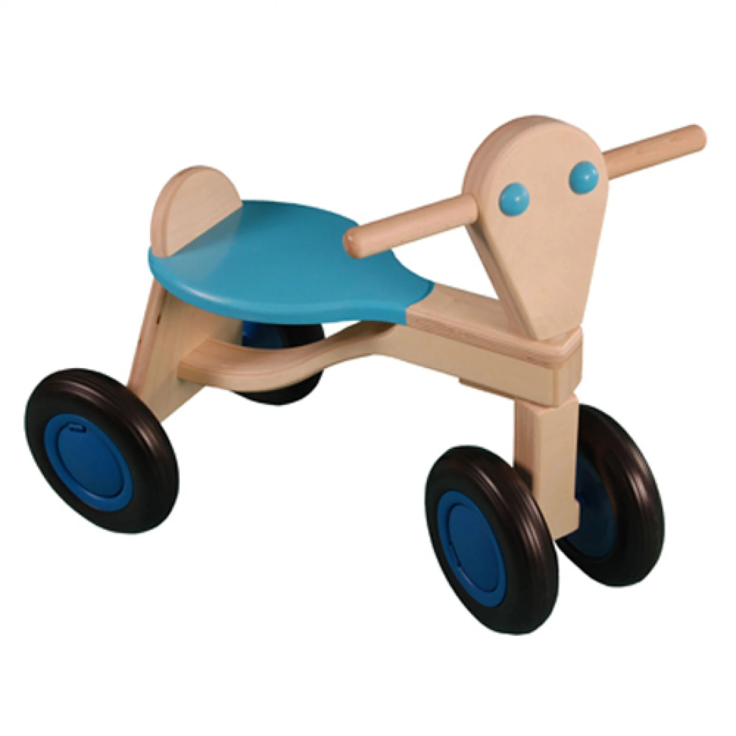 Van Dijk Toys Loopfiets Lichtblauw Berkenhout 3 Van Dijk Toys Loopfiets Lichtblauw Berkenhout